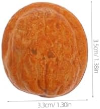 Sosoport Realistic Fake Walnut Decorations 10pcs