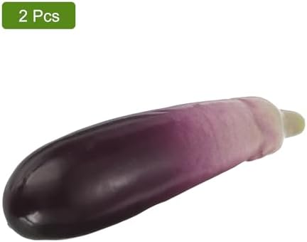 Uxcell 2 Pcs Artificial Eggplant Decorations