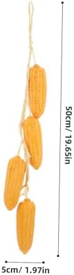 Cabilock 3Pcs Artificial Corn String Decorative Hanging Ornament