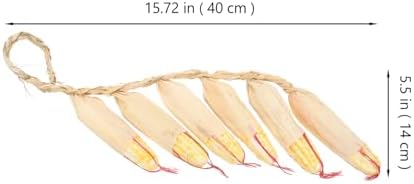 PRETYZOOM Realistic Artificial Corn Decorations 2pcs