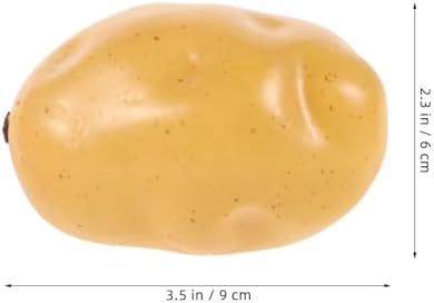 Operitacx 6Pcs Realistic Foam Potato Decor