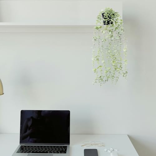 Freyalife 2pcs Artificial Hanging Plants for Decor