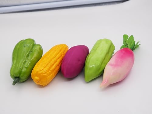 18PCS Realistic Artificial Vegetables Foam Decor