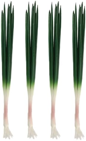 Kopida Artificial Green Onions 4 Pcs Decor Prop