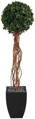 Nearly Natural 64 Inch English Ivy Artificial Topiary Tree