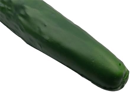 2PCS Artificial Cucumber PU Fake Vegetable Decoration Prop