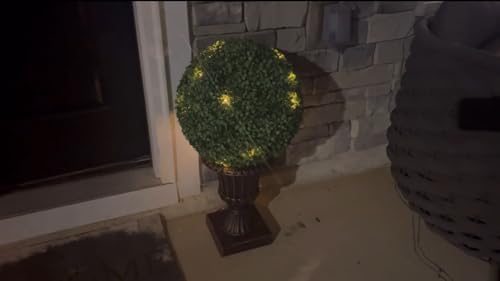GarveeHome 16 Artificial Topiary Ball with Lights