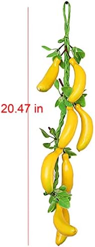 Emivery 2Pcs Artificial Banana Skewers String Hanging Farmhouse Decoration