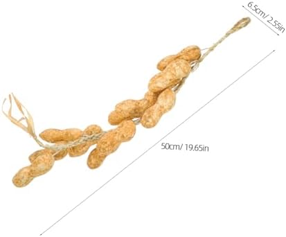 Wakauto 5Pcs Lifelike Hanging Peanut String Decor