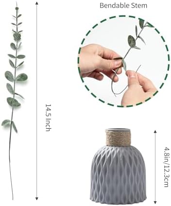 20Pcs Artificial Eucalyptus Stems for Decor
