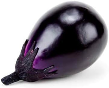 Flora Bunda Purple Eggplant Artificial Vegetable Box of 2