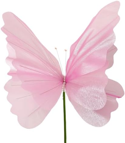 Tall Artificial Plant with Butterfly Arch Pink 1pc