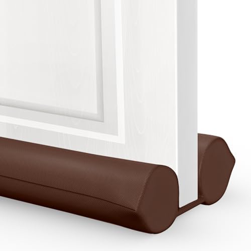 Comfyanno Under Door Draft Stopper - Brown 30 to 36 Door Fit