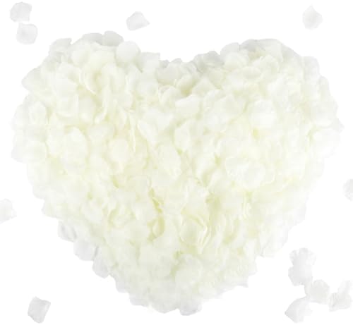 Code Florist 2200 pcs Silk Flower Rose Petals Ivory