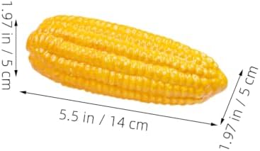 LOGOFUN 4pcs Fake Corn Artificial Corn Decor Prop