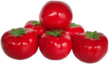 Ebonee Artificial Tomato 6 Pack for Home Decor