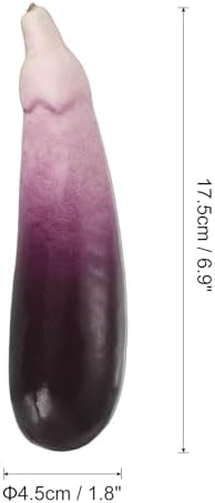 Uxcell 2 Pcs Artificial Eggplant Decorations