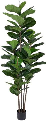 YEPDIN Faux Fiddle Leaf Fig Tree 6FT Artificial Plant