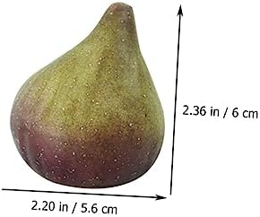 5Pcs Realistic Artificial Fig Models for Home Kitchen Display