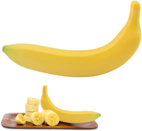 Loyanger Artificial Banana Fake Fruit Decoration Props