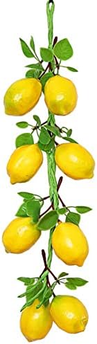 Artificial Lemon Fruit String for Home Decor and Photography