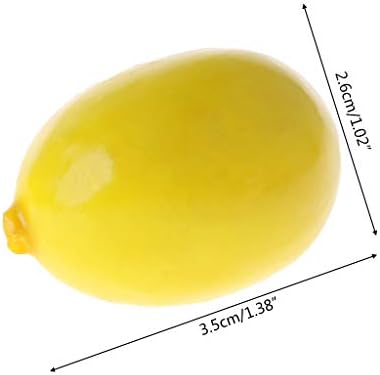 20pcs Artificial Lemon Display for Home Party Decor