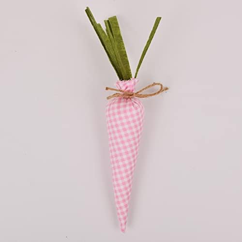 KiaoTime 8 Piece Fabric Carrot Decor Set
