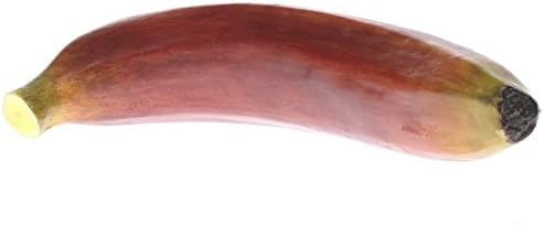 Factory Direct Craft Realistic Artificial Red Bananas Pack of 6
