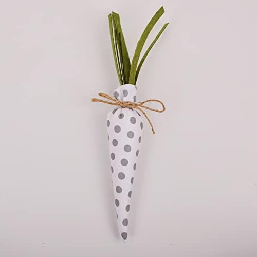 KiaoTime 8 Piece Fabric Carrot Decor Set