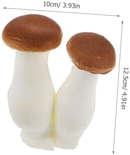 Realistic Fake Mushroom Figurine for Home Decor