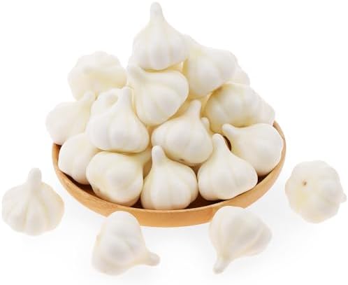 Folmywy 30 Pcs Artificial Garlic Decoration