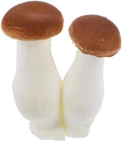 Realistic Fake Mushroom Figurine for Home Decor