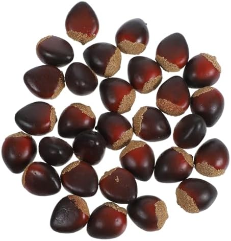 Zerodeko 60pcs Realistic Artificial Chestnut Decor