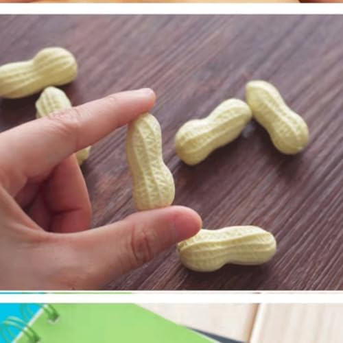 Lifelike Artificial Peanut Props 40Pcs Yellow