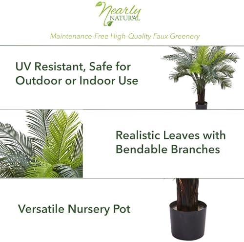 Nearly Natural 3ft UV Resistant Cycas Artificial Tree