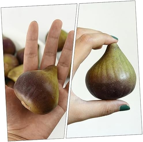 5Pcs Realistic Artificial Fig Models for Home Kitchen Display