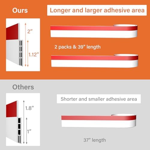 2 Pack Door Draft Stopper Weather Stripping Noise Guard