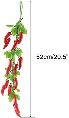 Uxcell Artificial Chili Pepper Garland for Home Decor