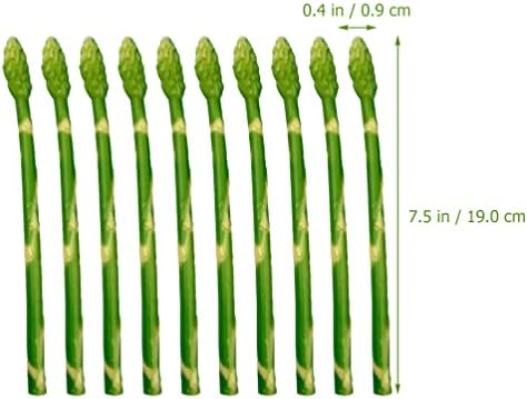 VOSAREA 10pcs Realistic Artificial Asparagus Decor