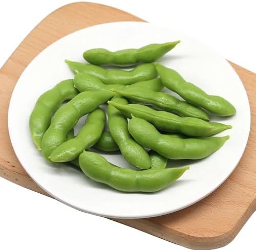 XGNG 24PCS Artificial Soybean Pods for Kitchen Display