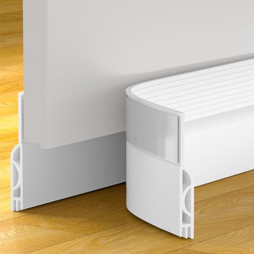 White Door Draft Stopper with 39 Length