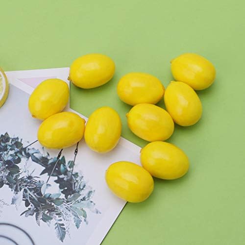 20pcs Artificial Lemon Display for Home Party Decor