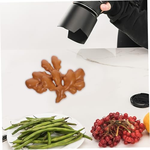 Cabilock Realistic Artificial Ginger for Kitchen Decor