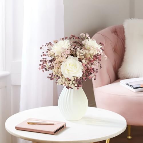NT NIETING Artificial Baby Breath Flowers 10Pcs Pink Wedding Decoration