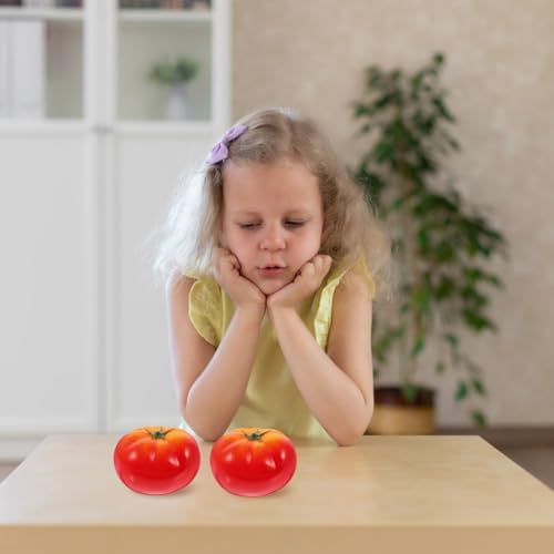 Cabilock 4pcs Foam Tomato Decorations for Home and Kitchen