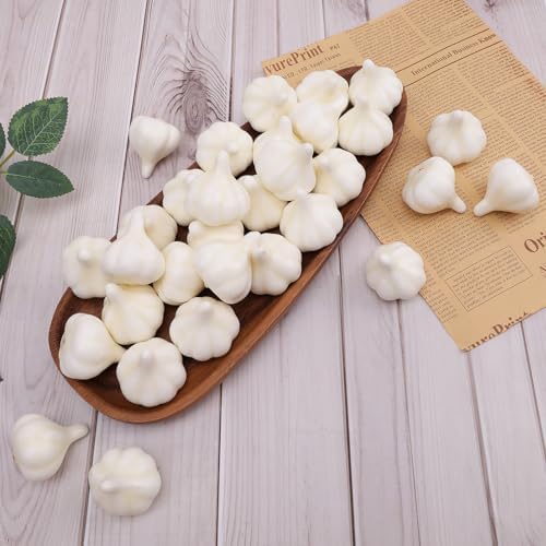 Folmywy 30 Pcs Artificial Garlic Decoration