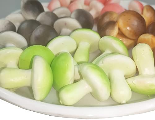 Mini Artificial Mushroom Decoration 40 PCS Set
