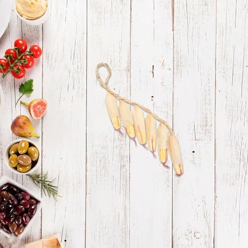 PRETYZOOM Realistic Artificial Corn Decorations 2pcs