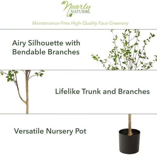 Nearly Natural 65ft Minimalist Citrus Artificial Tree