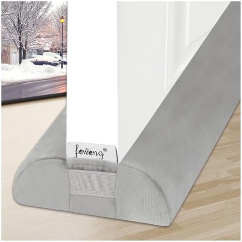 Fowong Door Draft Stopper 36 Inch Adjustable Soundproof Seal